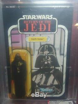 Vintage Star Wars Darth Vader Return Of The Jedi 1983 77 Back- A ROTJ AFA 85