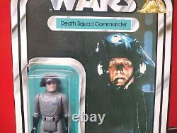 Vintage Star Wars Death Squad Commander Action Figure WithOriginal Kenner Cardback