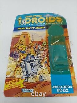 Vintage Star Wars Droids 1985 R2D2 Pop Up Lightsaber with Opened Cardback