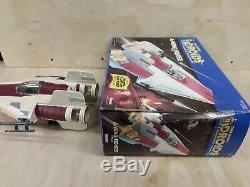 Vintage Star Wars Droids A-wing Fighter Action figure Vehicle 1985 Kenner