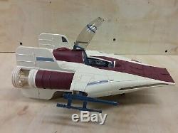 Vintage Star Wars Droids A-wing Fighter Action figure Vehicle 1985 Kenner