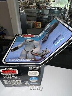 Vintage Star Wars ESB Hoth Wampa Figure WithOriginal Box And Paper Insert 1981