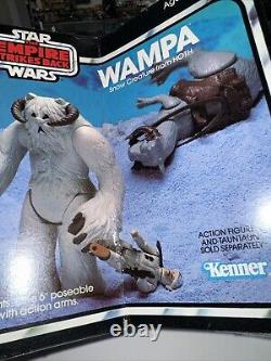 Vintage Star Wars ESB Hoth Wampa Figure WithOriginal Box And Paper Insert 1981