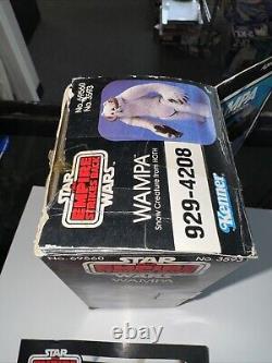 Vintage Star Wars ESB Hoth Wampa Figure WithOriginal Box And Paper Insert 1981