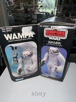 Vintage Star Wars ESB Hoth Wampa Figure WithOriginal Box And Paper Insert 1981