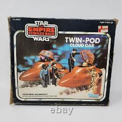 Vintage Star Wars Empire Strikes Back Twin Pod Cloud Car 1980 Box Instructions