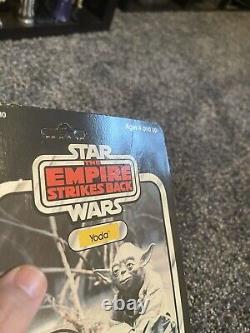 Vintage Star Wars Empire Strikes Back YODA 1980 sealed on card. Read Descript