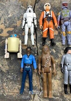 Vintage Star Wars Figure Lot. 11 Total. No Accessories