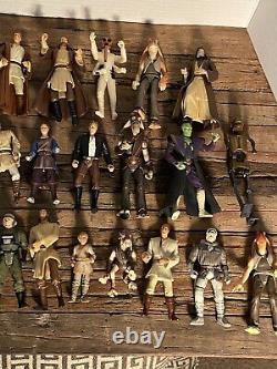 Vintage Star Wars Figures, Accessories and Case 1979 1990's 2001