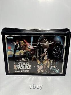 Vintage Star Wars Figures & Kenner 1977 Carrying Case 14 Figures