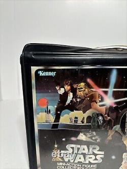 Vintage Star Wars Figures & Kenner 1977 Carrying Case 14 Figures