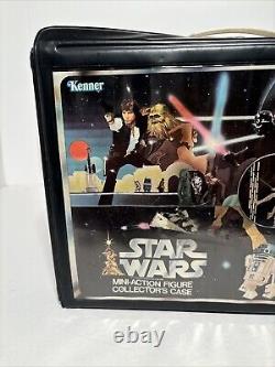 Vintage Star Wars Figures & Kenner 1977 Carrying Case 14 Figures