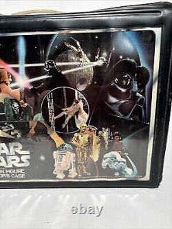 Vintage Star Wars Figures & Kenner 1977 Carrying Case 14 Figures