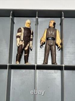 Vintage Star Wars Figures & Kenner 1977 Carrying Case 14 Figures