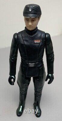Vintage Star Wars Imperial Commander PEARLESCENT GREEN! Kenner 1983 Figure ESB