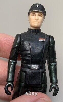 Vintage Star Wars Imperial Commander PEARLESCENT GREEN! Kenner 1983 Figure ESB