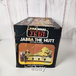 Vintage Star Wars Jabba The Hutt Playset 100% Complete Box and Inserts Kenner