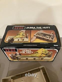 Vintage Star Wars Jabba The Hutt Playset Complete with Box Kenner 1983