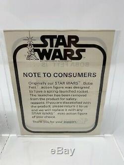 Vintage Star Wars Kenner 1979 Mailer Boba Fett Catalog And Consumer Note Read