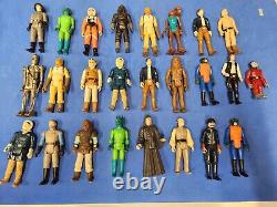 Vintage Star Wars Kenner Figures Lot Of 25
