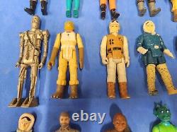Vintage Star Wars Kenner Figures Lot Of 25