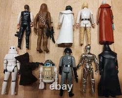 Vintage Star Wars Kenner Mail Away Stand 1977/1978 with Original Action Figures