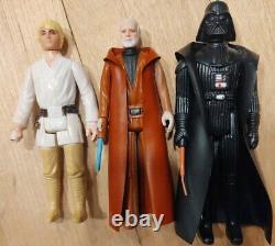 Vintage Star Wars Kenner Mail Away Stand 1977/1978 with Original Action Figures