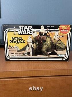 Vintage Star Wars Kenner Patrol DewBack 1983 Mint With Case