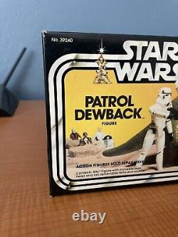 Vintage Star Wars Kenner Patrol DewBack 1983 Mint With Case