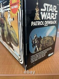 Vintage Star Wars Kenner Patrol DewBack 1983 Mint With Case