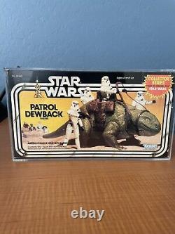 Vintage Star Wars Kenner Patrol DewBack 1983 Mint With Case