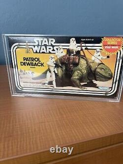 Vintage Star Wars Kenner Patrol DewBack 1983 Mint With Case