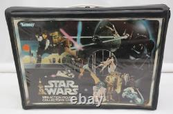 Vintage Star Wars Kenner Vinyl Mini Action Figure Collectors Carrying Case JR