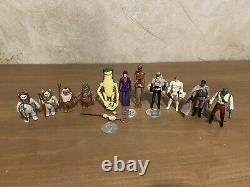 Vintage Star Wars Last 17 Figure Lot