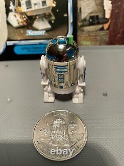 Vintage Star Wars Last 17 R2D2 Pop Up Saber with Coin and Unpunched Card Back POTF