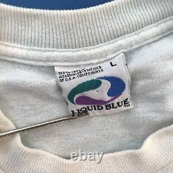 Vintage Star Wars Liquid Blue Mos Eisley Darth Maul Anakin Padme Shirt Sz Large