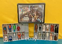 Vintage Star Wars Lot Complete First 21 Set and Case 100% Complete, No Repros