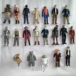 Vintage Star Wars Lot Of 20 Loose Action Figures Star Wars Empire Strikes Back