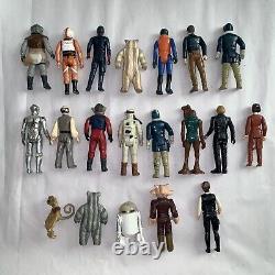 Vintage Star Wars Lot Of 20 Loose Action Figures Star Wars Empire Strikes Back