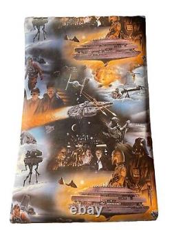 Vintage Star Wars Lucasfilm 1980 80s Wallpaper Entire Roll Deadstock Room Decor