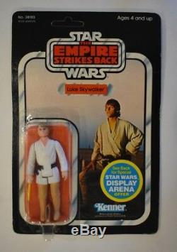 Vintage Star Wars Luke Skywalker Empire Strikes Back 45 Back Kenner AFA ready