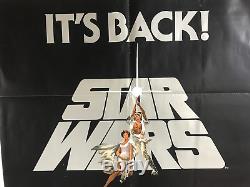 Vintage Star Wars Movie One Sheet Poster 1981
