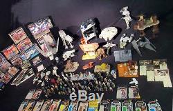 Vintage Star Wars Original Collector's Lot, over 145 items, 1977 1984 NO REPRO