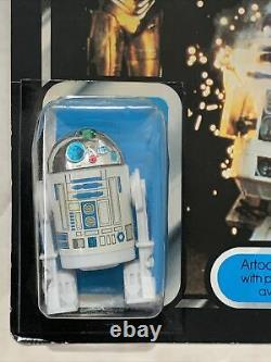 Vintage Star Wars Palitoy Trilogo Last 15/17 R2-D2 Pop Up MOC Unpunched Signed