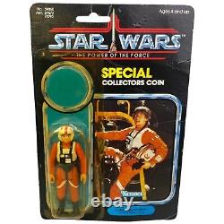 Vintage Star Wars Power of the Force Luke Skywalker Fighter Pilot 1984 No Coin