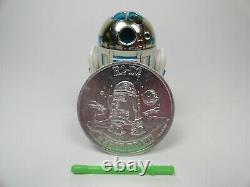 Vintage Star Wars R2D2 Pop Up Saber 1985 Original POTF w coin Last 17