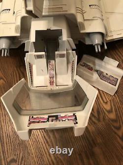 Vintage Star Wars ROTJ Imperial Shuttle COMPLETE withBox + Emperor/Royal Guard Lot