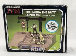 Vintage Star Wars ROTJ The Jabba The Hutt Dungeon Kenner Green Box Not Complete