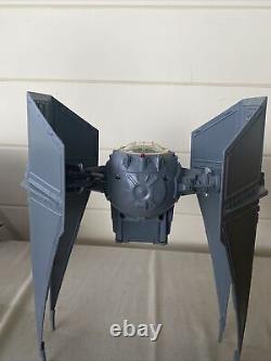 Vintage Star Wars ROTJ Tie Interceptor Kenner 1983 with Box and inserts no sound