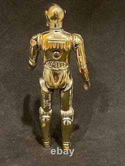 Vintage Star Wars Rare POCH Factory Golden Chrome Gold Death Star Droid